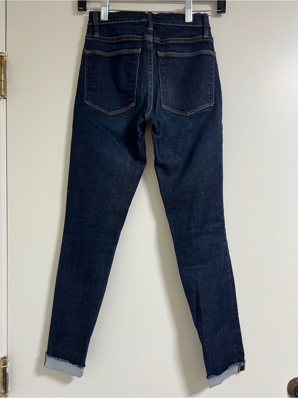 FRAME Le High Skinny High Waist Jeans - Dark Indigo size 24 - Picture 6 of 14